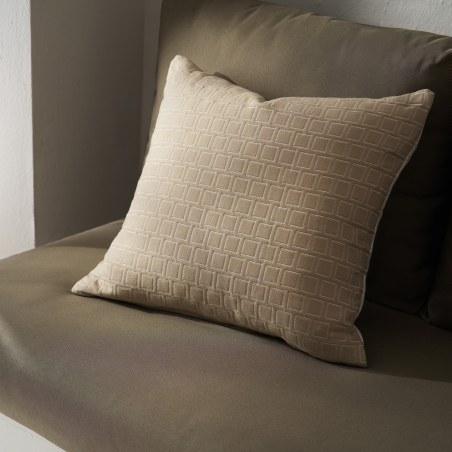 Μαξιλαροθήκη Διακόσμησης Gofis Home Solenne Almond Beige 20-05-591/06 50x50