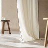 Κουρτίνα με σιρίτι Gofis Home Nedda Black 20-04-614/14 140x280