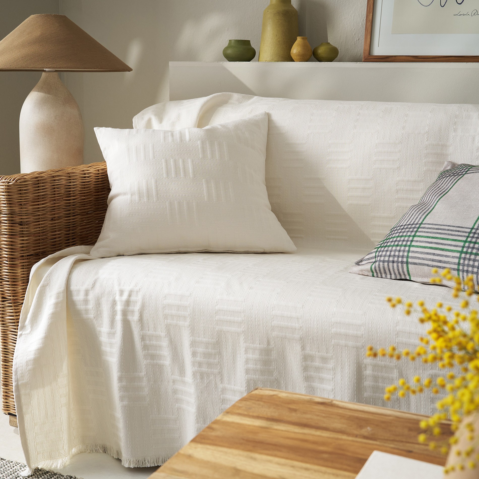 Ριχτάρι Πολυθρόνας Gofis Home Calyra Ivory 20-07-654-1/05 180x175