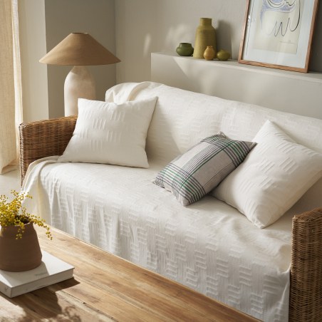 Ριχτάρι Τετραθέσιου Gofis Home Calyra Ivory 20-07-654-4/05 180x350