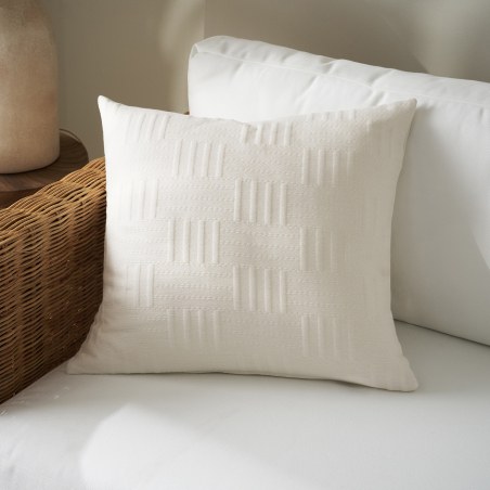 Μαξιλαροθήκη Διακόσμησης Gofis Home Calyra Ivory 20-05-654/05 50x50