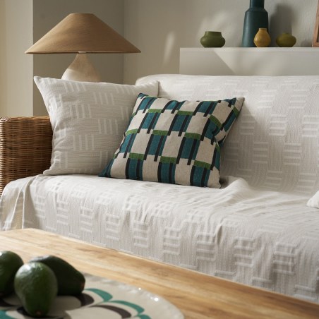 Ριχτάρι Τετραθέσιου Gofis Home Calyra Natural Beige 20-07-654-4/06 180x350