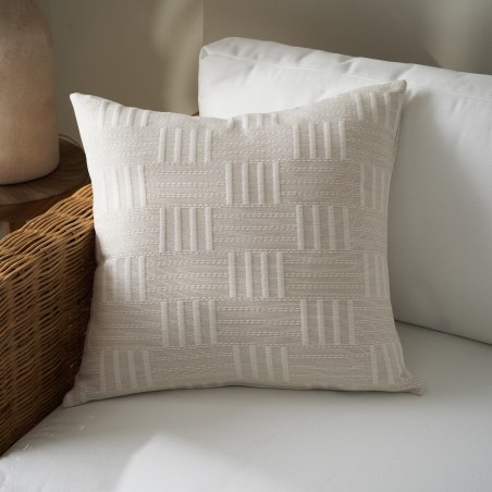 Μαξιλαροθήκη Διακόσμησης Gofis Home Calyra Natural Beige 20-05-654/06 50x50