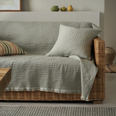 Ριχτάρι Τριθέσιου Gofis Home Calyra Smoke Green 20-07-654-3/07 180x300