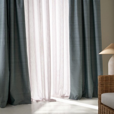 Κουρτίνα με σιρίτι Gofis Home Teyana Jade Green 20-04-656/07 130x270