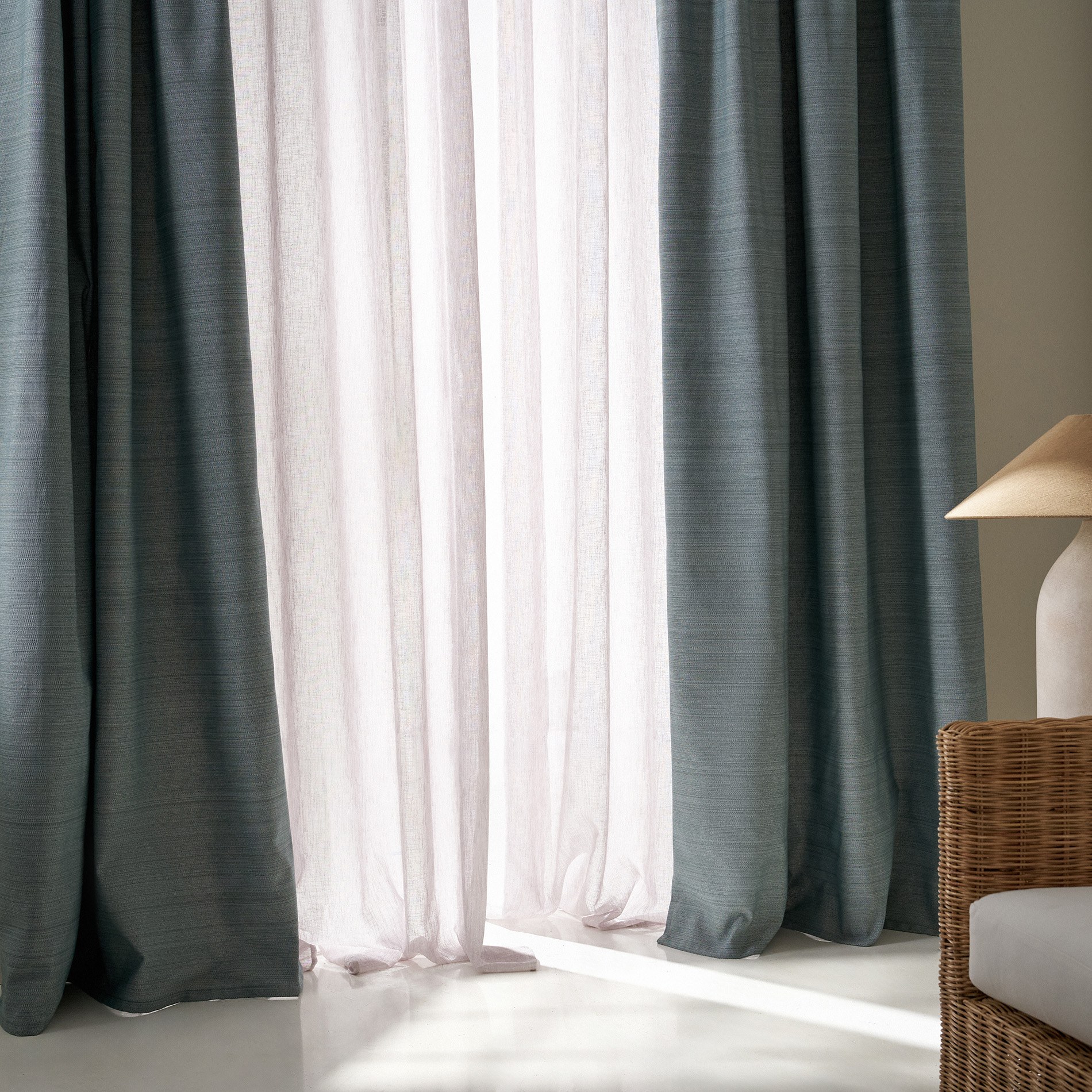 Κουρτίνα με σιρίτι Gofis Home Teyana Jade Green 20-04-656/07 130x270