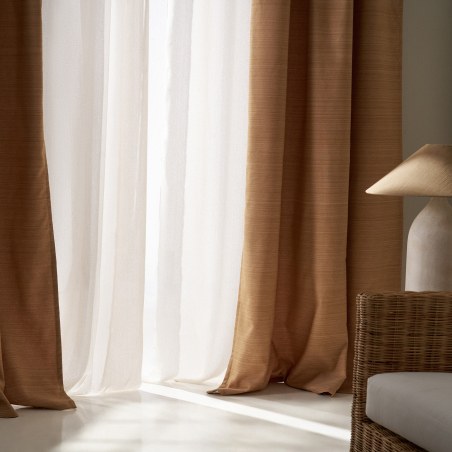 Κουρτίνα με σιρίτι Gofis Home Teyana Mustard Yellow 20-04-656/04 130x270