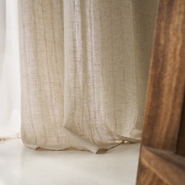 Κουρτίνα με Τρουκς Gofis Home Nysera Linen...