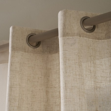 Κουρτίνα με Τρουκς Gofis Home Nysera Linen 20-04-705/06 140x280