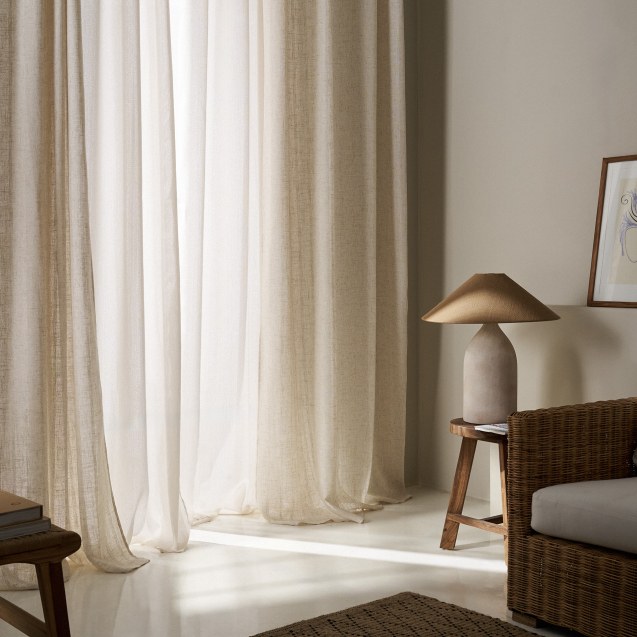 Κουρτίνα με Τρουκς Gofis Home Nysera Linen...