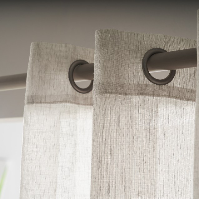Κουρτίνα με Τρουκς Gofis Home Combe Cloud Grey...
