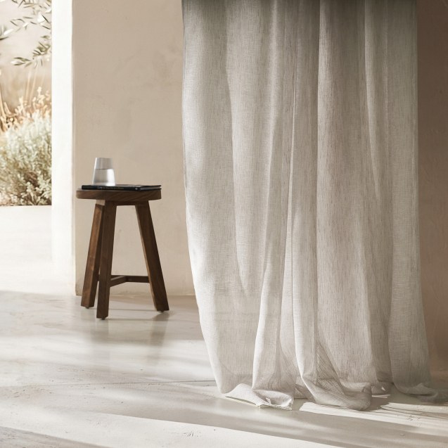 Κουρτίνα με σιρίτι Gofis Home Combe Cloud Grey...