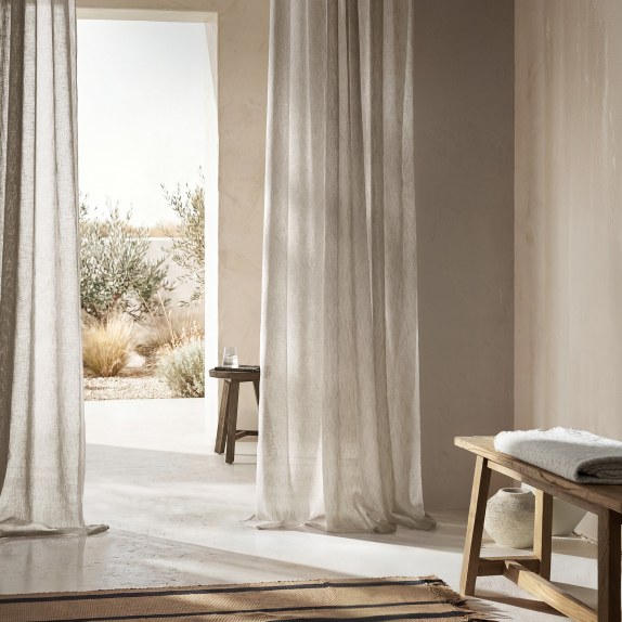 Κουρτίνα με σιρίτι Gofis Home Combe Cloud Grey...
