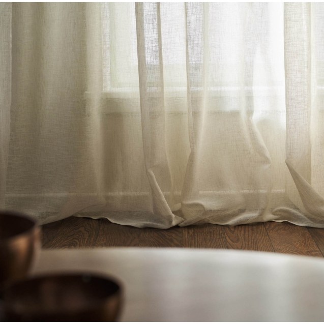 Κουρτίνα με σιρίτι Gofis Home Combe Beige...