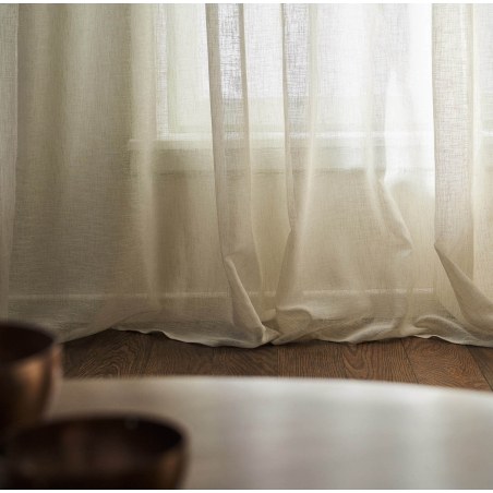 Κουρτίνα με σιρίτι Gofis Home Combe Beige 20-04-502-19/06 350x295