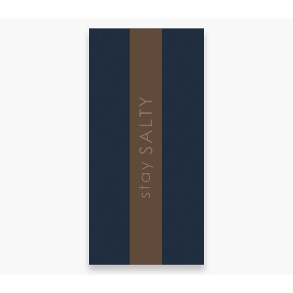 Πετσέτα Θαλάσσης Nef-Nef Stay Salty Blue/Brown 80x160