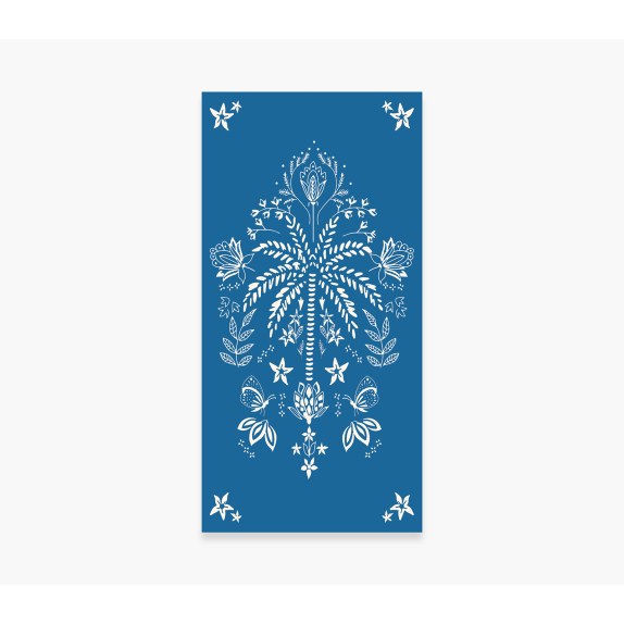 Πετσέτα Θαλάσσης Nef-Nef Oriental Blue Blue 80x160