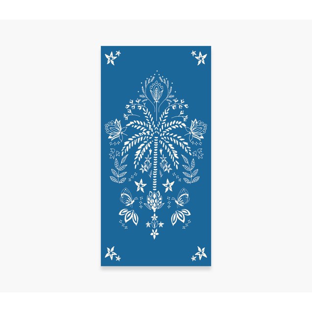 Πετσέτα Θαλάσσης Nef-Nef Oriental Blue Blue 80x160