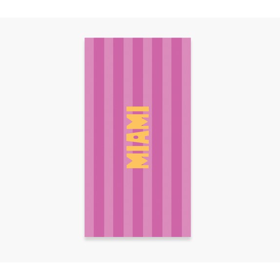 Πετσέτα Θαλάσσης Nef-Nef Miami Mauve 80x160