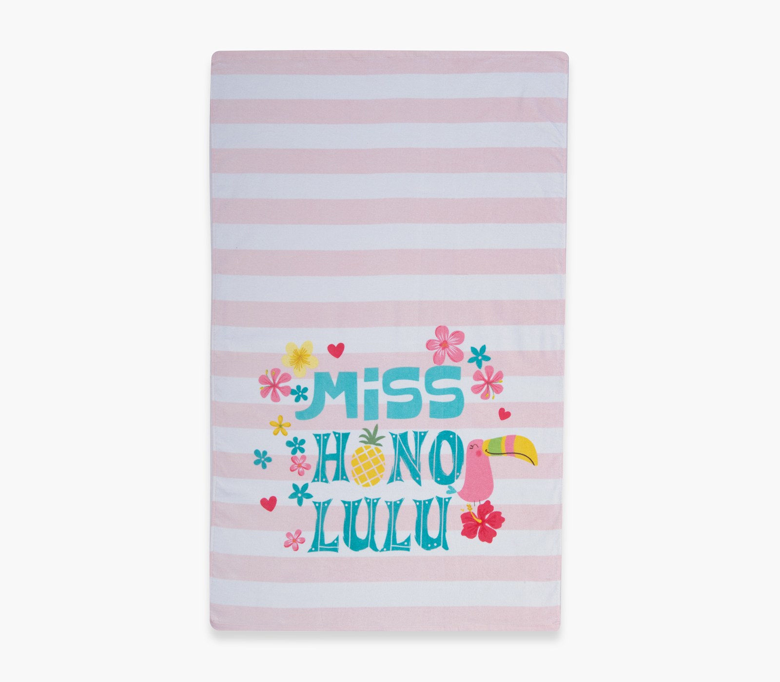 Παιδική Πετσέτα Θαλάσσης Nef-Nef Miss Honolulu Pink 70x120