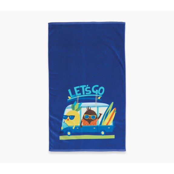 Παιδική Πετσέτα Θαλάσσης Nef-Nef Let'S Go Blue 70x120