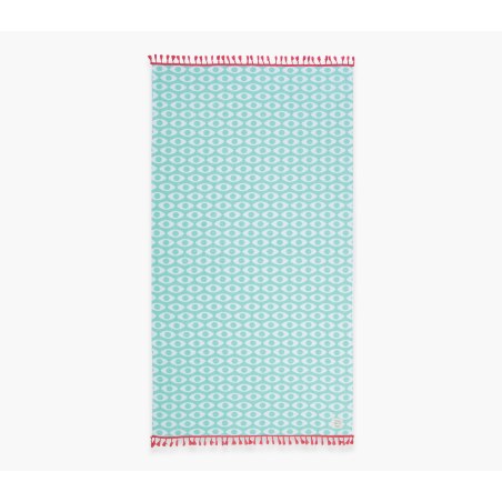 Πετσέτα Θαλάσσης Nef-Nef Option Fringes Aqua 90x170
