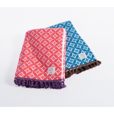 Πετσέτα Θαλάσσης Nef-Nef Sparkle Fringes Coral 90x170