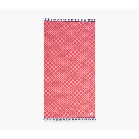 Πετσέτα Θαλάσσης Nef-Nef Sparkle Fringes Coral 90x170