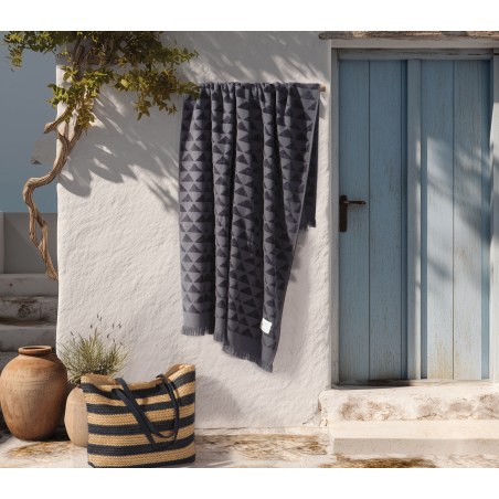 Τσάντα Θαλάσσης Nef-Nef Venia Natural/Black 50x36x35x15