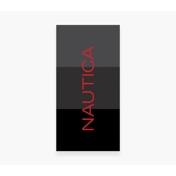 Πετσέτα Θαλάσσης Nef-Nef Nau Layer Black/Grey 80x160