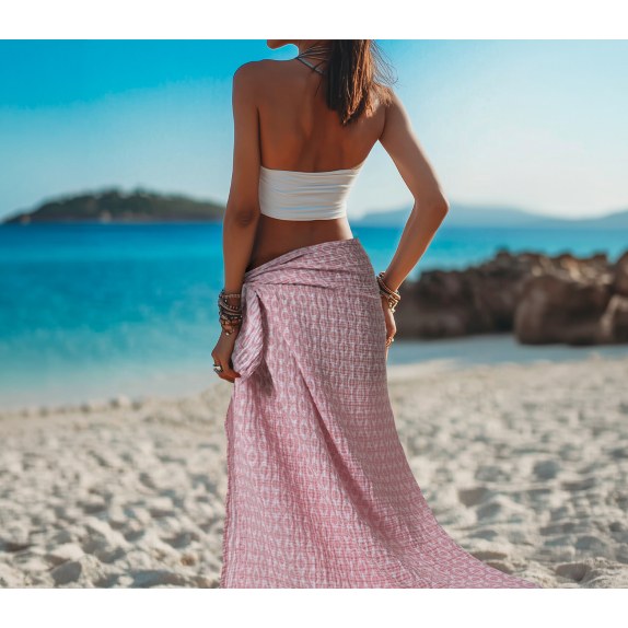 Πετσέτα Θαλάσσης Παρεό Nef-Nef Option Fuchsia 110x150