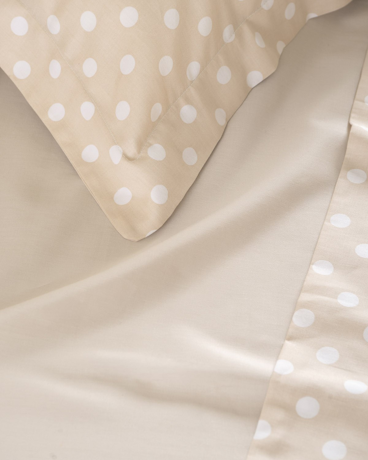 Σετ Σεντόνια Υπέρδιπλα 4 Τεμαχίων Rythmos Coquette Μπεζ 240x260