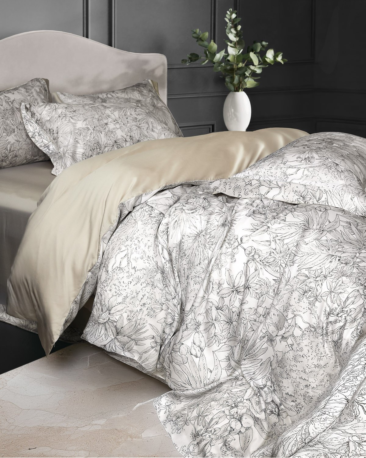 Σετ Παπλωματοθήκη Υπέρδιπλη 3 Τεμαχίων Rythmos Eclair 240x260