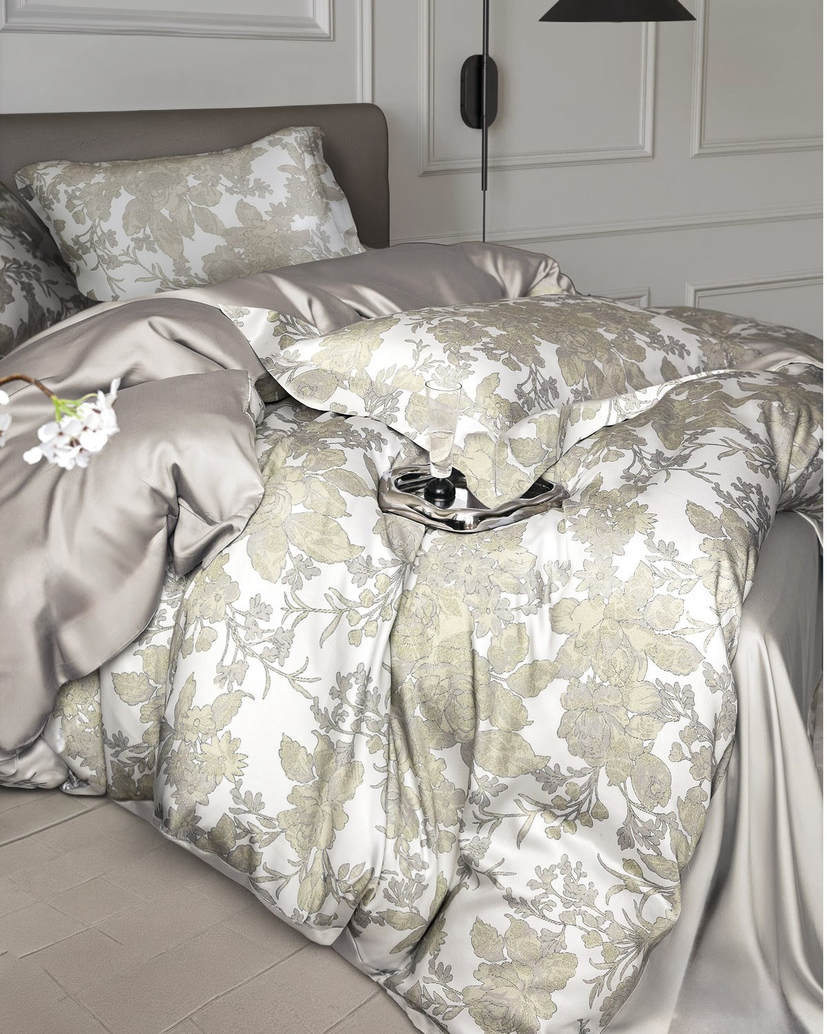 Σετ Σεντόνια Υπέρδιπλα 4 Τεμαχίων Rythmos Leon 245x270