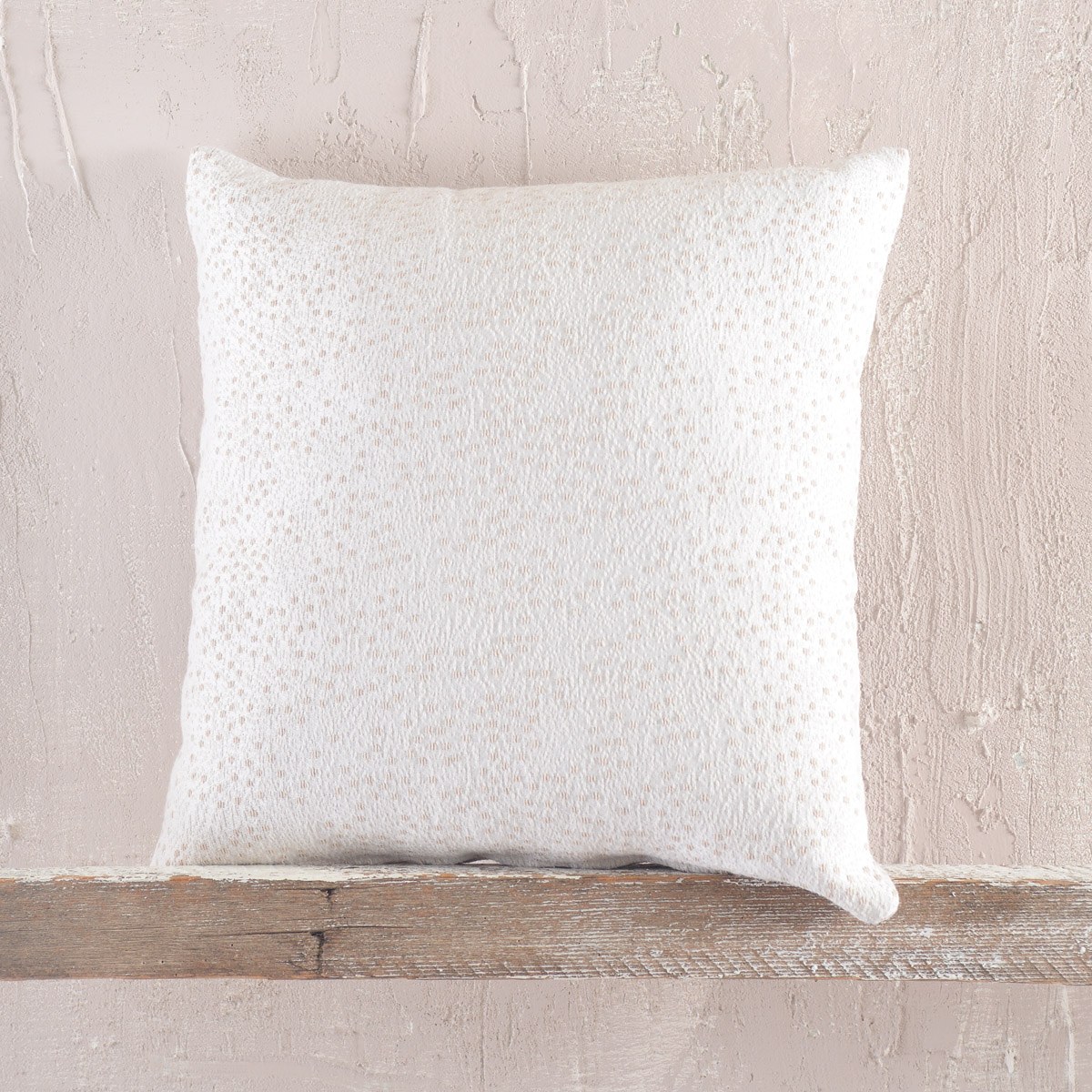 Μαξιλαροθήκη Διακόσμησης Rythmos Pixil Εκρού 40x40