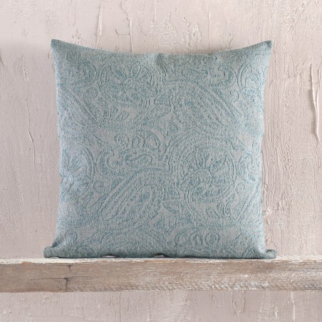 Μαξιλαροθήκη Διακόσμησης Rythmos Ivy Μπλε 40x40