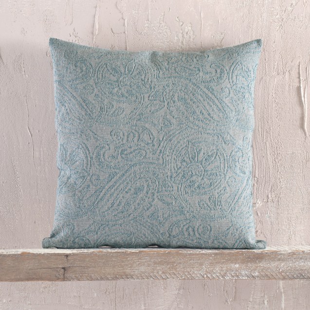 Μαξιλαροθήκη Διακόσμησης Rythmos Ivy Μπλε 40x40