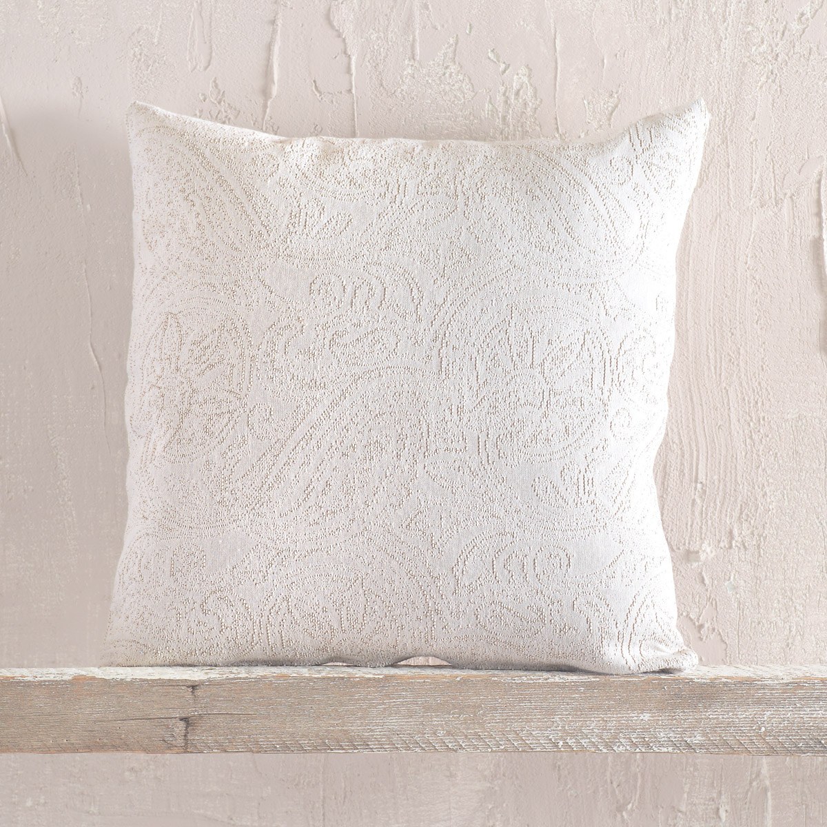 Μαξιλαροθήκη Διακόσμησης Rythmos Ivy Εκρού 40x40