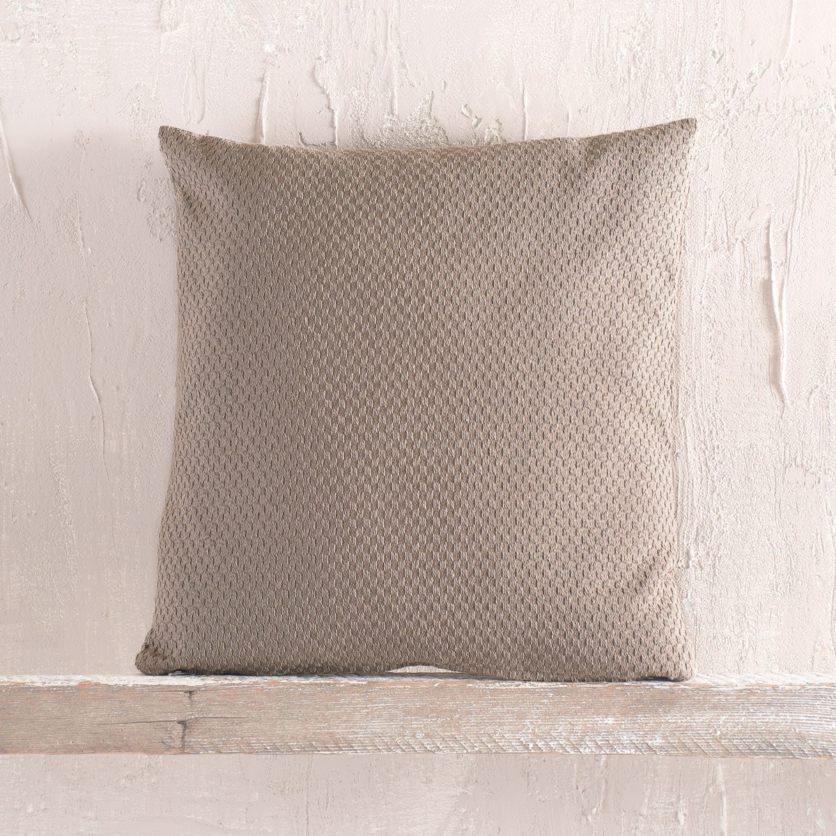 Μαξιλαροθήκη Διακόσμησης Rythmos Rami Καφέ 40x40