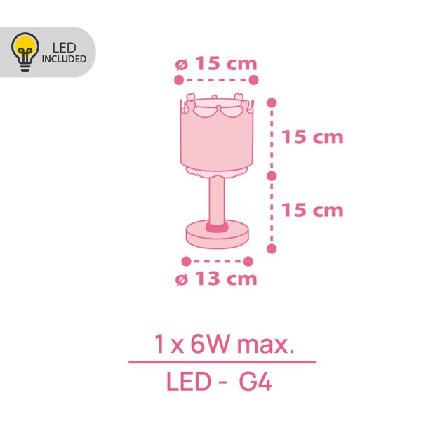 Little Queen επιτραπέζιο παιδικό φωτιστικό...