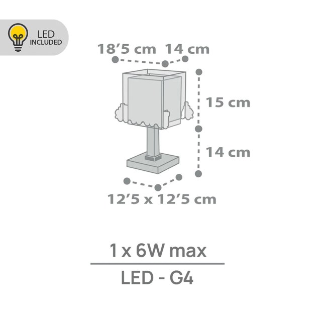 The Night Train επιτραπέζιο παιδικό φωτιστικό...