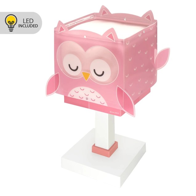 Little Pink Owl επιτραπέζιο φωτιστικό (64481Ν)