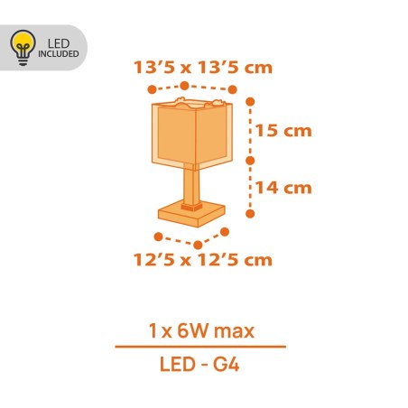 Dinos επιτραπέζιο παιδικό φωτιστικό (73451N)