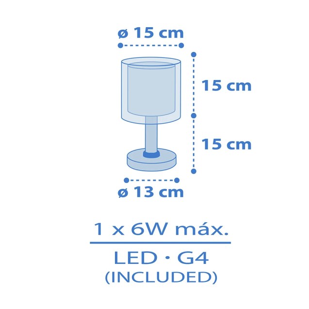 Kids World επιτραπέζιο φωτιστικό (40671)