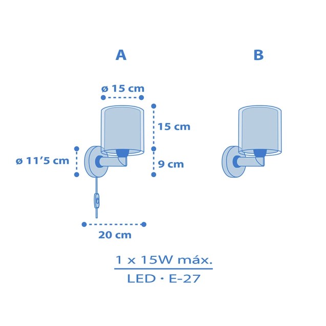 Kids World απλίκα τοίχου (40679)