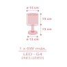 Baby Teddy Pink επιτραπέζιο φωτιστικό (41571S)