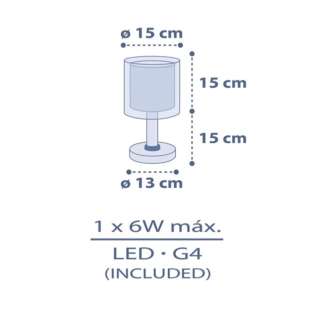 Moon Dream επιτραπέζιο φωτιστικό (76631)