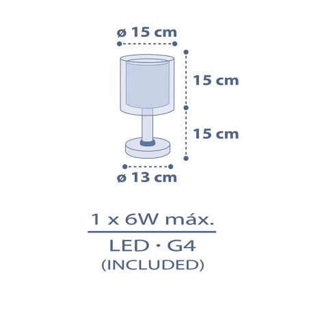 Moon Dream επιτραπέζιο φωτιστικό (76631)