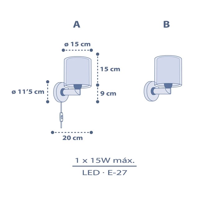 Moon Dream απλίκα τοίχου (76639)