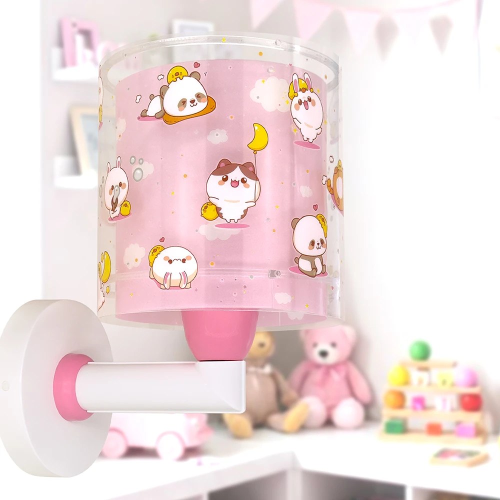 Kawaii Ροζ απλίκα τοίχου (41769S)